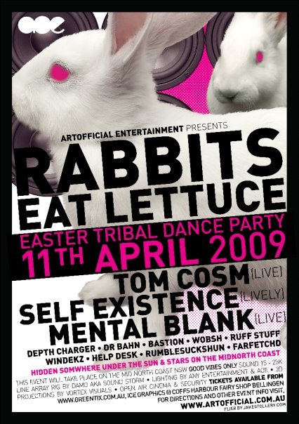 Rabbits Eat Lettuce